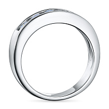 Кольцо из белого золота c бриллиантами выращенными