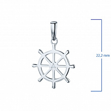 Подвеска из серебра с бриллиантом (изготовление)