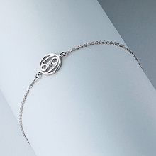 Браслет из серебра (изготовление) с бриллиантом