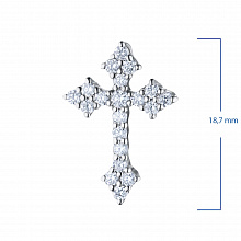 Подвеска из белого золота с бриллиантами (изготовление)