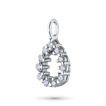 Подвеска из белого золота с бриллиантами (изготовление)