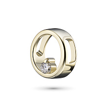 Подвеска из желтого золота с бриллиантом (изготовление)