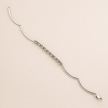 Браслет из белого золота с бриллиантами (изготовление)