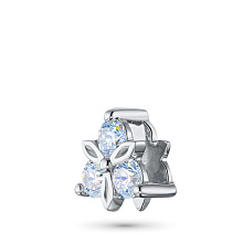 Подвеска из серебра c бриллиантами