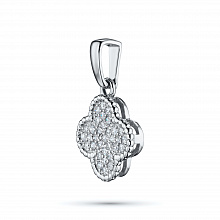 Подвеска из белого золота с бриллиантами (изготовление)