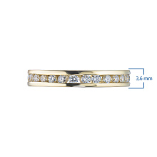 Кольцо из желтого золота c бриллиантами