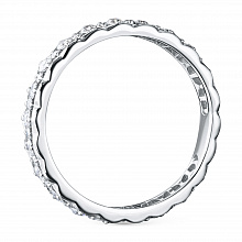 Кольцо из белого золота с бриллиантами (изготовление)