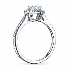 Кольцо из белого золота с бриллиантами (изготовление)