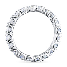 Кольцо из белого золота (изготовление) с бриллиантом