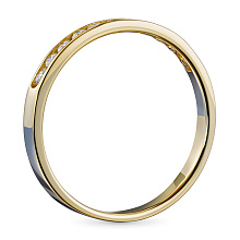 Кольцо из желтого золота с бриллиантами