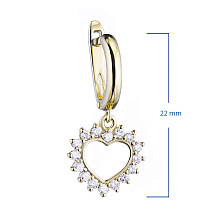 Серьги из белого золота с бриллиантами (изготовление)