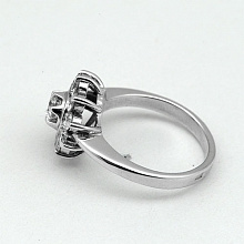 Кольцо из белого золота с бриллиантами (изготовление)