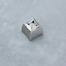 Подвеска из белого золота с бриллиантом (изготовление)