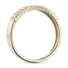 Кольцо из желтого золота с бриллиантами (изготовление)