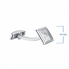 Запонки из серебра с бриллиантами (изготовление)
