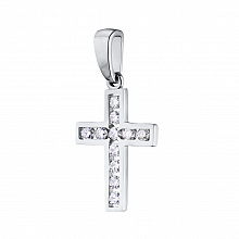 Подвеска из белого золота с бриллиантами (изготовление)