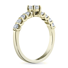 Кольцо из белого золота с бриллиантами (изготовление)