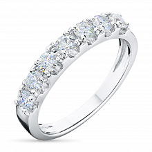 Кольцо из белого золота с бриллиантами (изготовление)