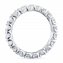 Кольцо из белого золота с бриллиантами (изготовление)