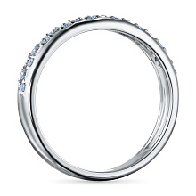 Кольцо из белого золота c бриллиантами