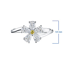 Кольцо из белого золота с бриллиантами (изготовление)