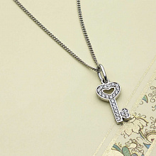 Подвеска из белого золота с бриллиантами (изготовление)