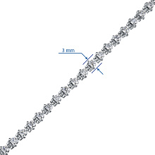 Браслет из желтого золота с бриллиантами (изготовление)