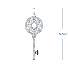 Подвеска из красного золота с бриллиантами (изготовление)