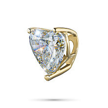 Подвеска из желтого золота с бриллиантом