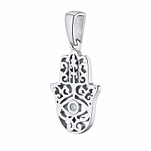 Подвеска из белого золота с бриллиантом (изготовление)