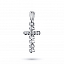 Подвеска из белого золота с бриллиантами (изготовление)