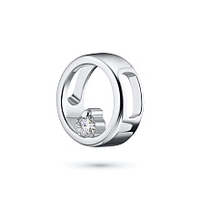 Подвеска из белого золота с бриллиантом (изготовление)