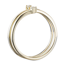 Кольцо из белого золота с бриллиантами (изготовление)