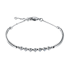 Браслет из белого золота (изготовление) с бриллиантом