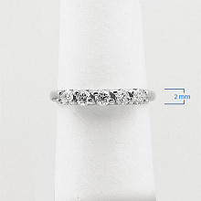 Кольцо из белого золота с бриллиантами (изготовление)