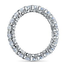 Кольцо из белого золота c бриллиантами