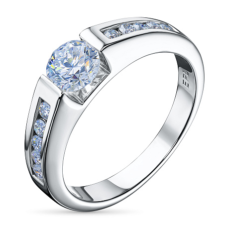 Кольцо из белого золота