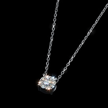 Подвеска из белого золота (изготовление) с бриллиантами