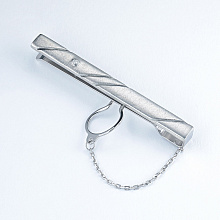 Зажим из серебра с бриллиантом (изготовление)