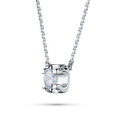 Колье из серебра с бриллиантом