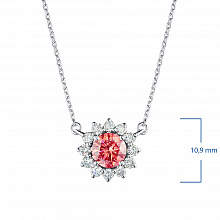 Колье из белого золота (изготовление) с бриллиантами