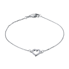 Браслет из белого золота c бриллиантами