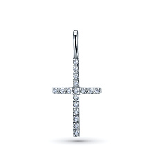 Подвеска из белого золота (изготовление) с бриллиантами