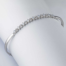Браслет из белого золота c бриллиантами