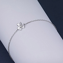 Браслет из белого золота с бриллиантом (изготовление)