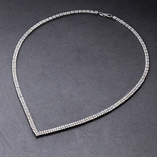 Колье из белого золота с бриллиантами (изготовление)