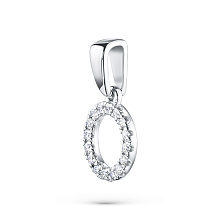 Подвеска из белого золота с бриллиантами