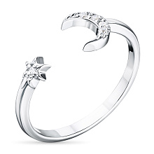 Кольцо из серебра (изготовление) с бриллиантами