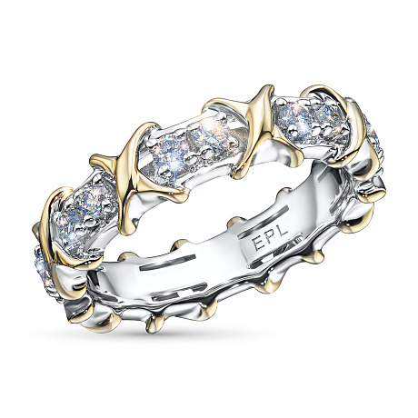 Кольцо из комбинированного золота