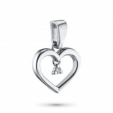 Подвеска из серебра с бриллиантом (изготовление)